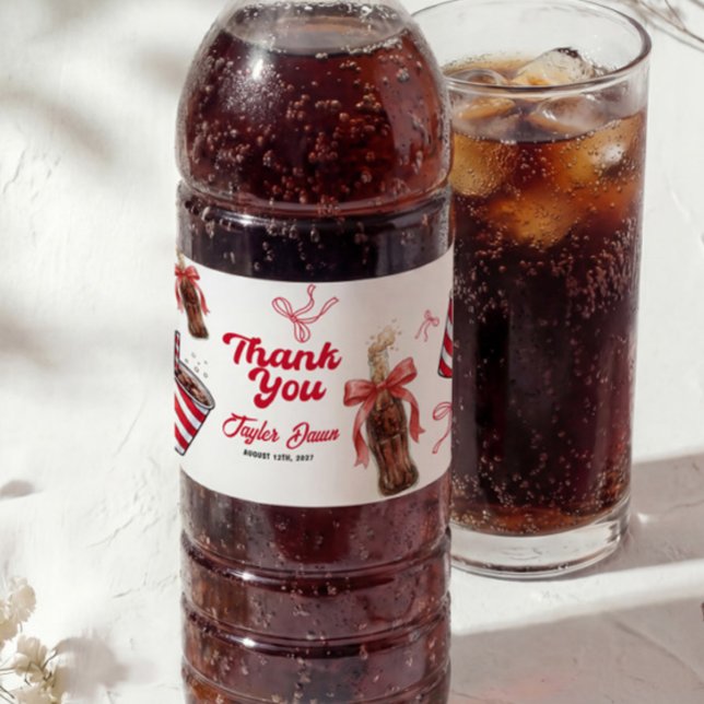  Soda Pop Baby Shower Water Bottle Label  (Creator Uploaded)