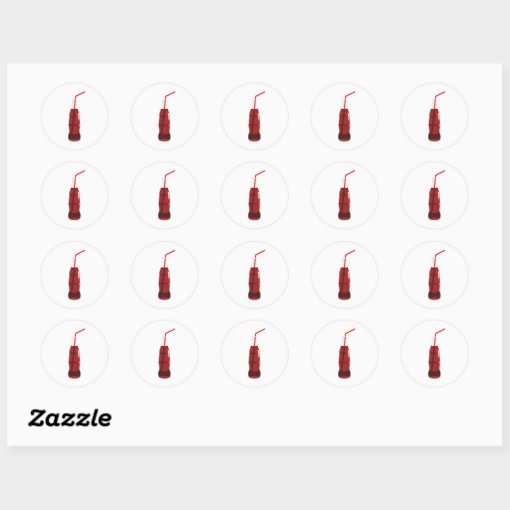 Soda Pop Classic Round Sticker | Zazzle