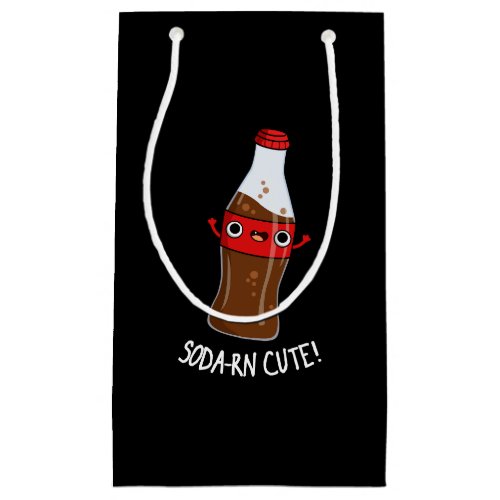 Soda_rn Cute Funny Soda Pun Dark BG Small Gift Bag