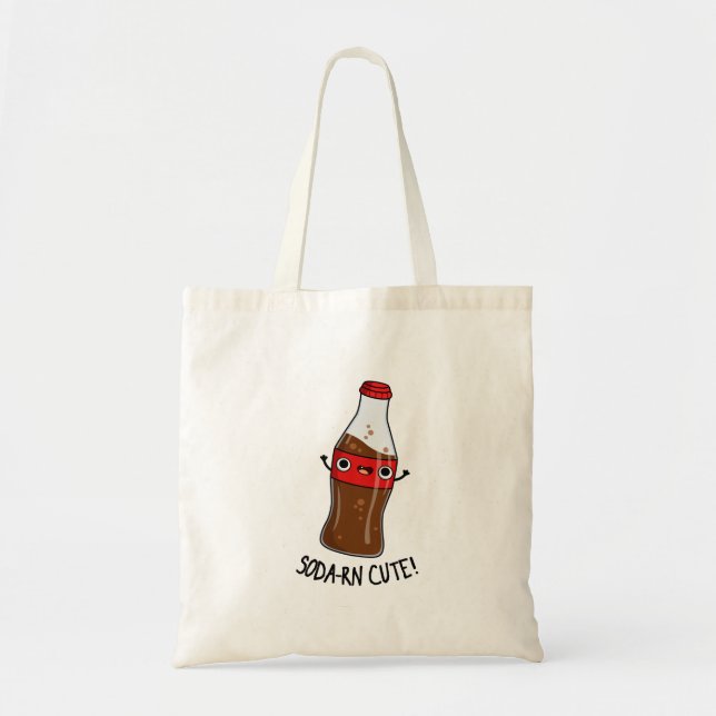Soda-rn Cute Funny Soda Pun  Tote Bag (Front)
