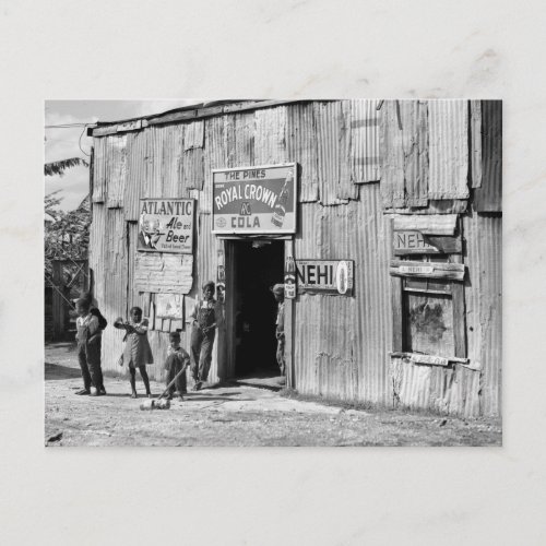 Soda Shack 1940s Postcard