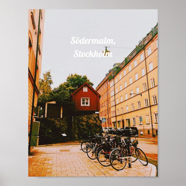 Södermalm, Stockholm, Sweden Poster (Front)