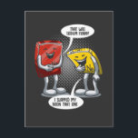 Sodium Chemistry Science Joke Chemist Scientist Postcard<br><div class="desc">The perfect Chemist Gift if you have a passion for chemistry. Funny Laboratory  Student,  chemistry teacher or a science student Surprise.</div>