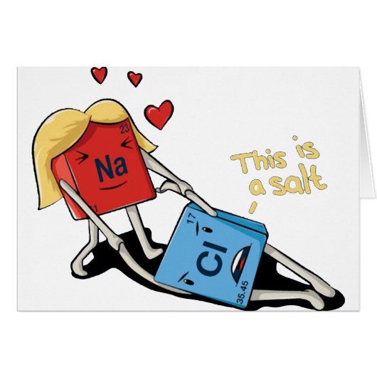 Sodium chloride cards (Front Horizontal)