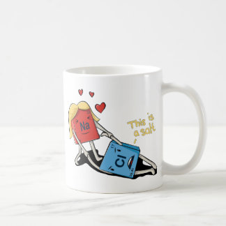 Sodium chloride coffee mug