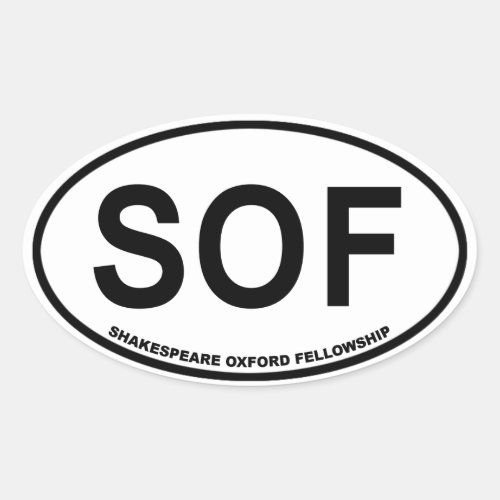 SOF Car Sticker