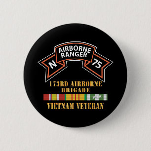 SOF - N Company Scroll - 173rd Airborne Brigade - Button