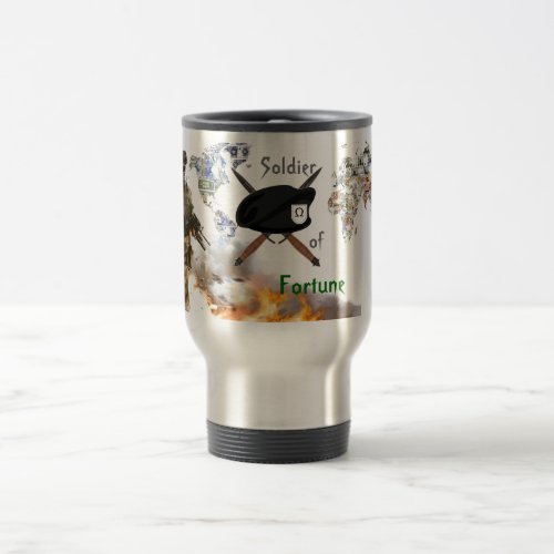 SOF Soldier of Fortune Mercenary Travel Mug