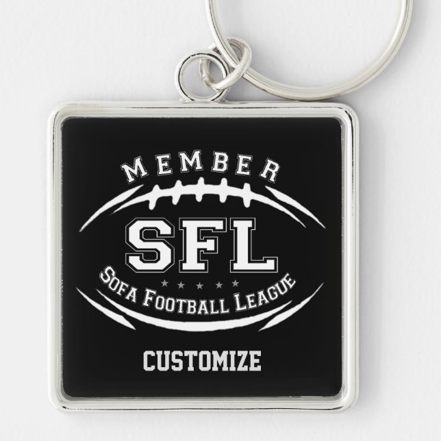 Sofa Football League Keychain (Front)