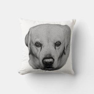 Sofa Guardian, Soft Gaze Throw Pillow