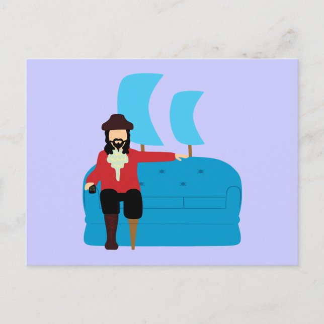 Sofa Pirate Postcard (Front)