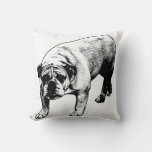 Sofa Snowfall Calm Throw Pillow