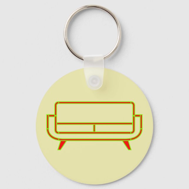 Sofa - Sofas - Couch - Davenport Keychain (Front)