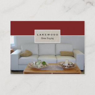 Sofa Staging / Stager Photo Business Card