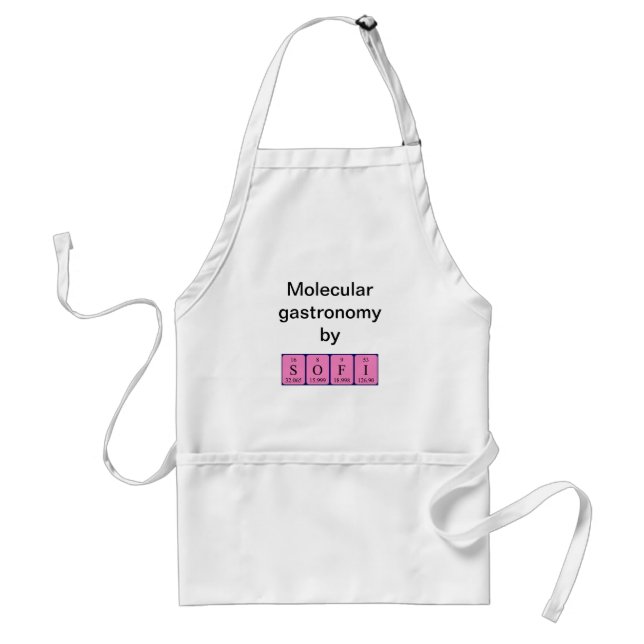 Sofi periodic table name apron (Front)