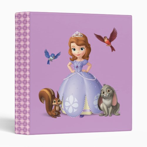 Sofia and Her Animal Friends 3 Ring Binder