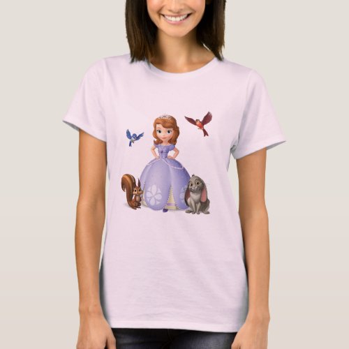 Sofia and Her Animal Friends T_Shirt