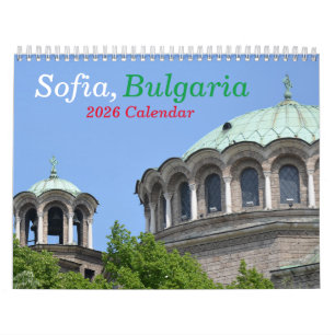 Sofia Bulgaria 2026 Calendar