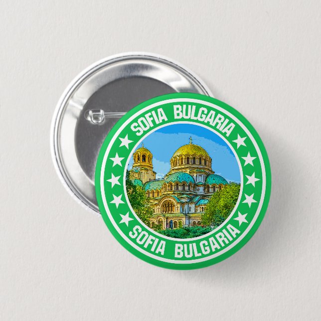 Sofia Bulgaria                                     Button (Front & Back)