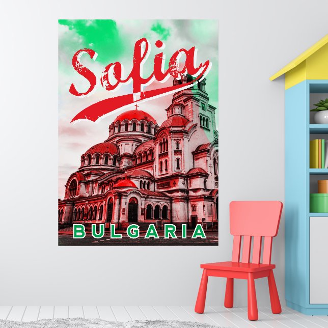 絵画 sofia Sofia, Bulgaria, vintage poster | Zazzle