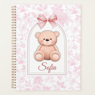 Sofia Custom Pink Teddy Bear Nursery Design Planner