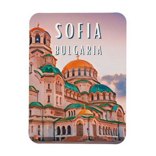 Sofia la ville des contrastes Bulgare Magnet