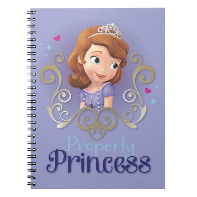Sofia: Properly Princess Notebook (Front)