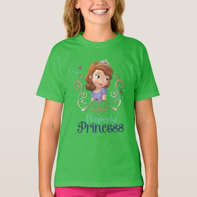 Sofia: Properly Princess T-Shirt (Front)