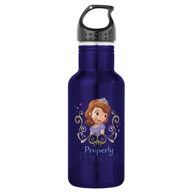 Sofia: Properly Princess Water Bottle (Front)