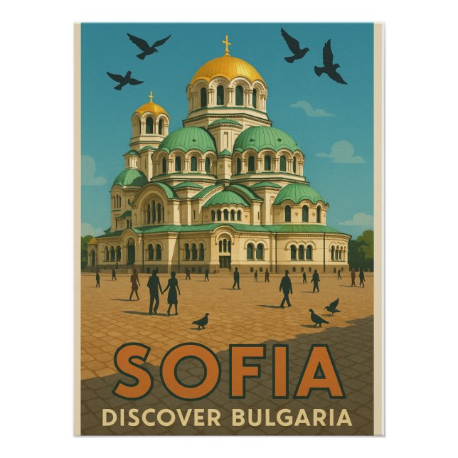 Sofia Splendor – Alexander Nevsky Cathedral Poster (Front)