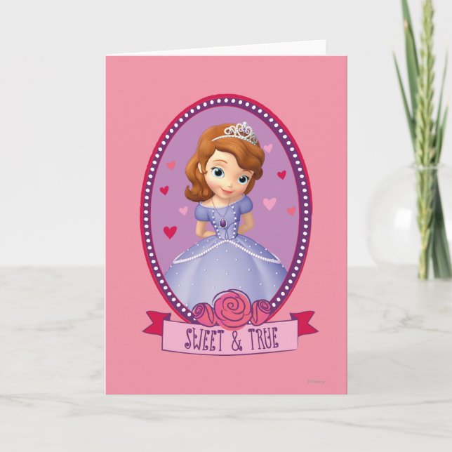 Sofia Sweet and True Card (Front)
