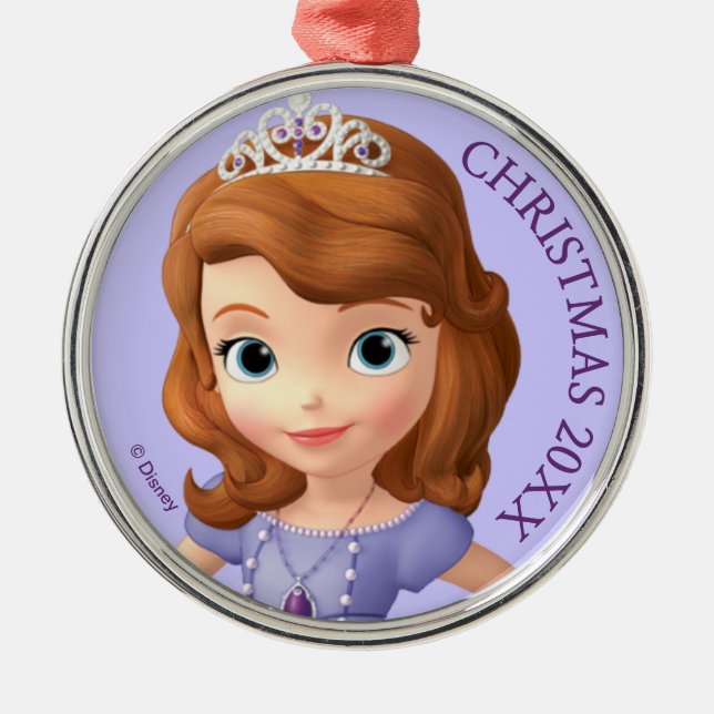 Sofia the First 2 Metal Ornament (Front)