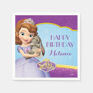Sofia the First Birthday Paper Napkins