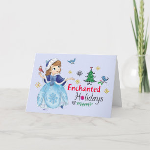 Sofia the First Enchanted Holidays Holiday Card