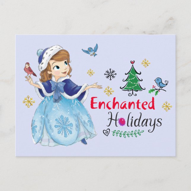 Sofia the First | Enchanted Holidays Holiday Postcard (Front)
