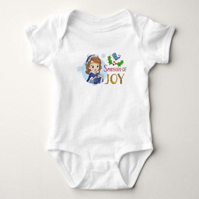 Sofia the First | Season Of Joy Baby Bodysuit (Front)