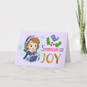 Sofia the First Season Of Joy Holiday Card