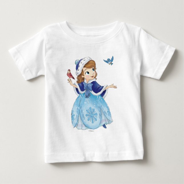 Sofia the First | Sofia The First With Friends Baby T-Shirt (Front)