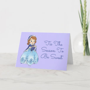 Sofia the First Sofia's Snowflake Gown Holiday Card