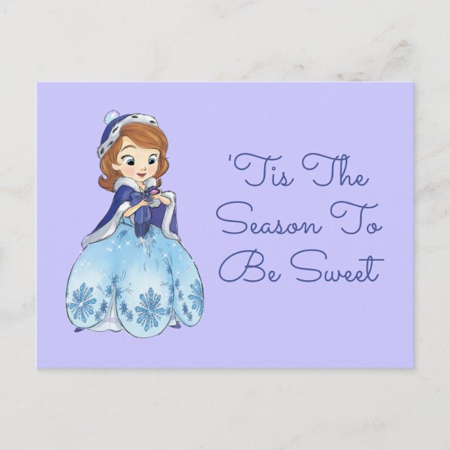 Sofia the First | Sofia's Snowflake Gown Postcard (Front)