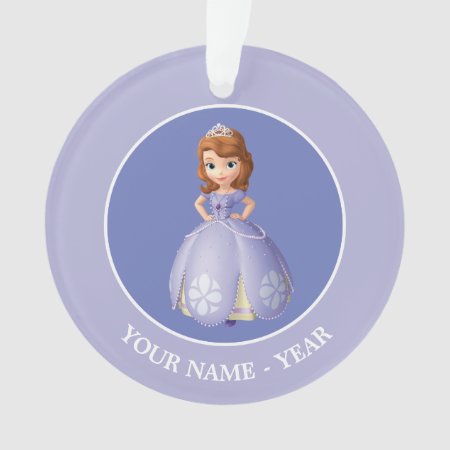 Sofia The First | Standing Add Your Name Ornament