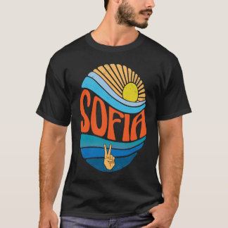 Sofia Vintage Sunset Sofia Groovy Tie Dye T-Shirt