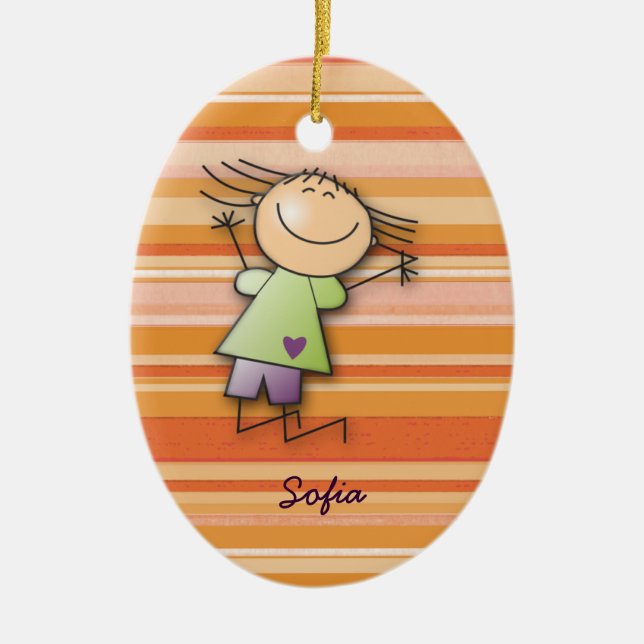 Sofia's room ceramic ornament (Front)