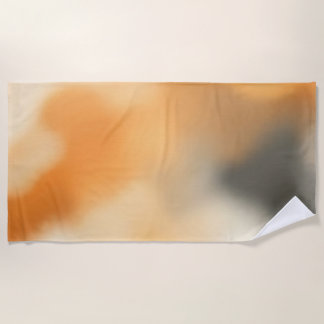Soft Abstract Glow Blurry Art Beach Towel