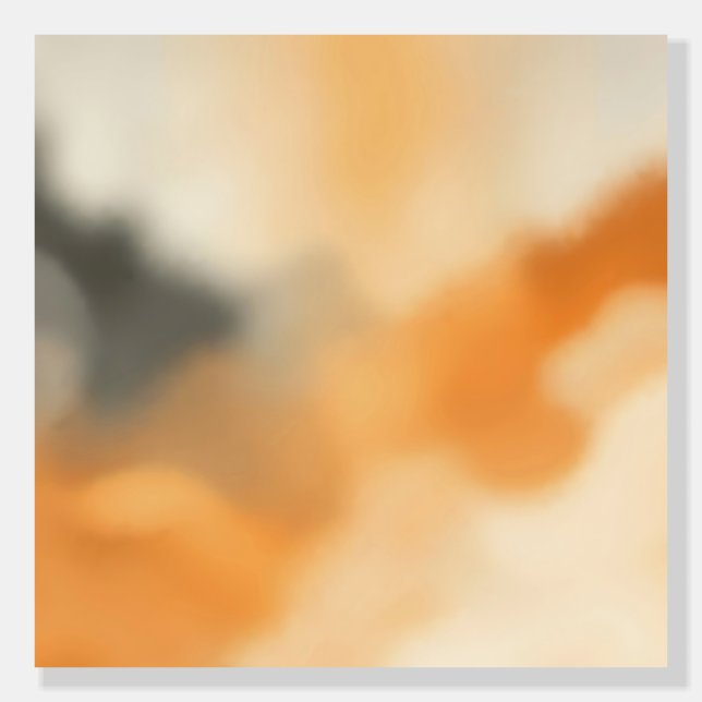 Soft Abstract Glow Blurry Art Foam Board (Front)