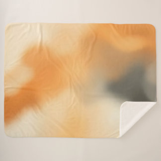 Soft Abstract Glow Blurry Art Sherpa Blanket