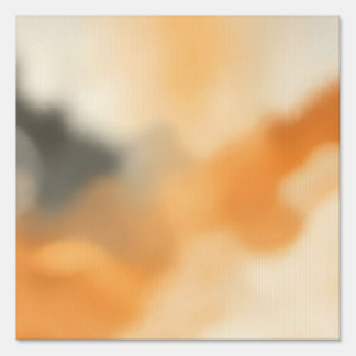Soft Abstract Glow Blurry Art Sign