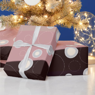 Soft Abstract Waves & Bubbles – Modern Minimalist Wrapping Paper