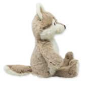 Soft and Adorable Plush Coyote Stuffed Animal (Side w/o shirt)