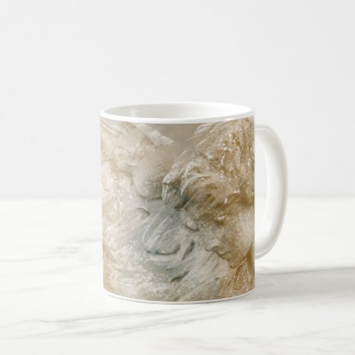 Soft and Beautiful Angel Silhouette  Coffee Mug